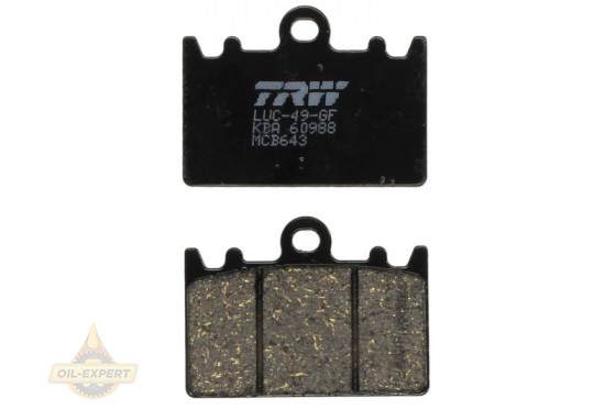 Trw Колодки тормозные мото TRW MCB643 - Картинка 1
