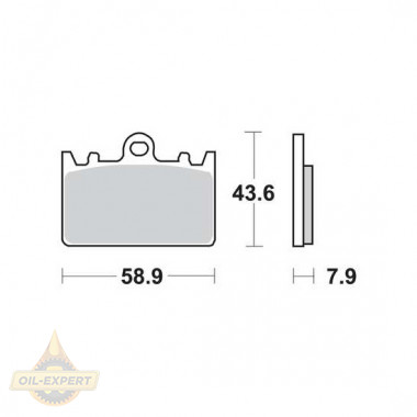 Trw Колодки тормозные мото TRW MCB643 - Картинка 2