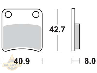 Trw Колодки тормозные мото TRW MCB647 - Картинка 1
