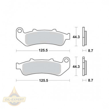 Trw Колодки тормозные мото TRW MCB658SV - Картинка 1