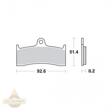 Trw Колодки тормозные мото TRW MCB660SV - Картинка 1