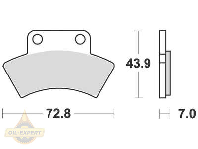 Trw Колодки тормозные мото TRW MCB668SI - Картинка 2