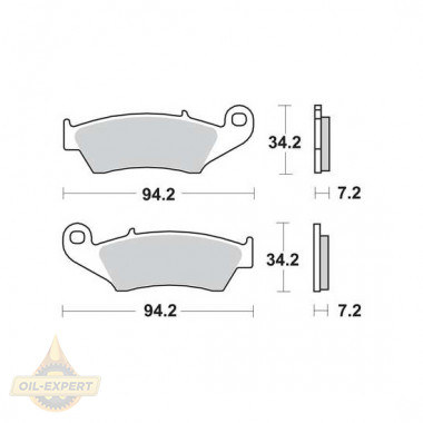 Trw Колодки тормозные мото TRW MCB669 - Картинка 2