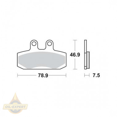 Trw Колодки тормозные мото TRW MCB673 - Картинка 1