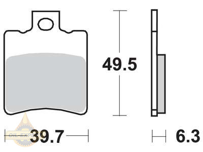 Trw Колодки тормозные мото TRW MCB674 - Картинка 1