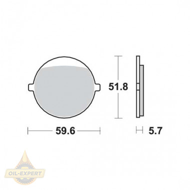 Trw Колодки тормозные мото TRW MCB676 - Картинка 1
