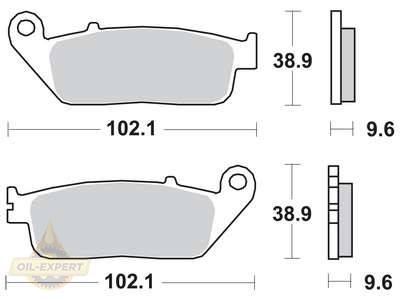 Trw Колодки тормозные мото TRW MCB677SV - Картинка 1