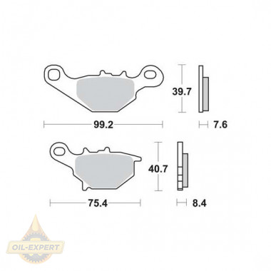 Trw Колодки тормозные мото TRW MCB679 - Картинка 1