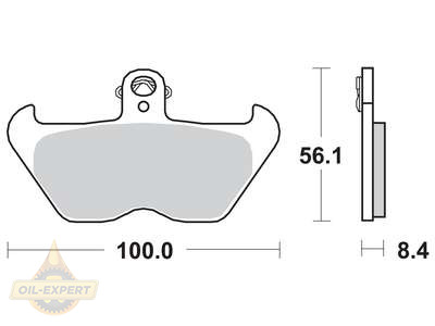 Trw Колодки тормозные мото TRW MCB680 - Картинка 1
