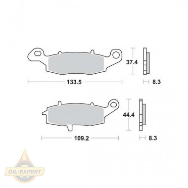 Trw Колодки тормозные мото TRW MCB681SRQ - Картинка 1