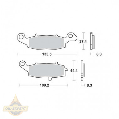 Trw Колодки тормозные мото TRW MCB682 - Картинка 1