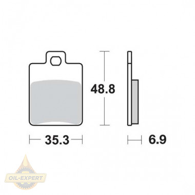 Trw Колодки тормозные мото TRW MCB695 - Картинка 1