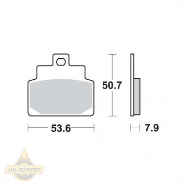 Trw Колодки тормозные мото TRW MCB709 - Картинка 1