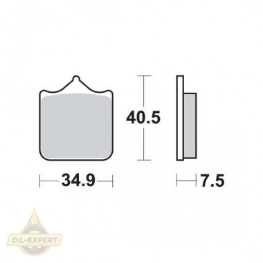 Trw Колодки тормозные мото TRW MCB721SRQ - Картинка 1