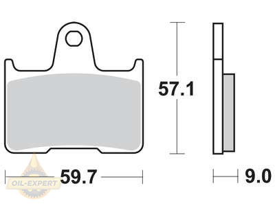 Trw Колодки тормозные мото TRW MCB729SH - Картинка 1