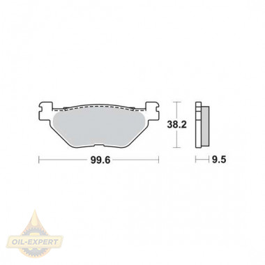 Trw Колодки тормозные мото TRW MCB731SH - Картинка 1