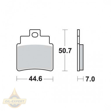 Trw Колодки тормозные мото TRW MCB732SI - Картинка 1