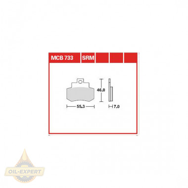 Trw Колодки тормозные мото TRW MCB733 - Картинка 1