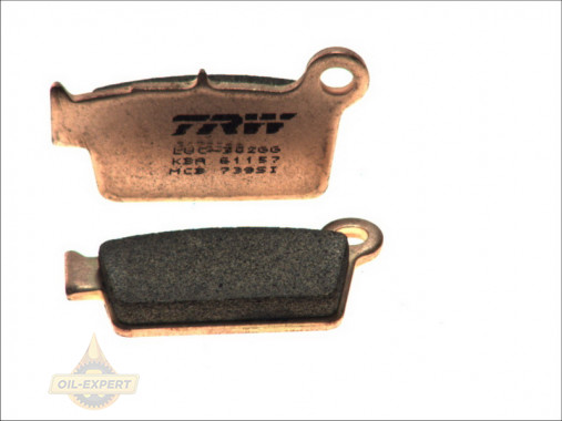 Trw Колодки тормозные мото TRW MCB739SI - Картинка 1