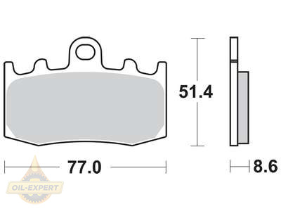 Trw Колодки тормозные мото TRW MCB748 - Картинка 1