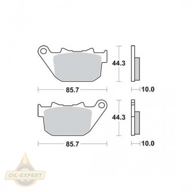 Trw Колодки тормозные мото TRW MCB754SH - Картинка 2