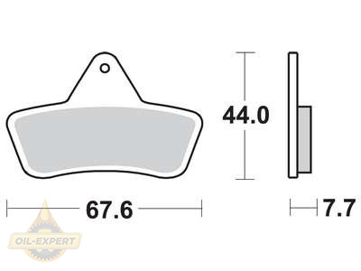 Trw Колодки тормозные мото TRW MCB763SI - Картинка 1