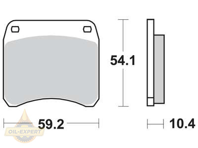 Trw Колодки тормозные мото TRW MCB99 - Картинка 1