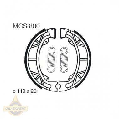 Trw Колодки тормозные мото TRW MCS800 - Картинка 1