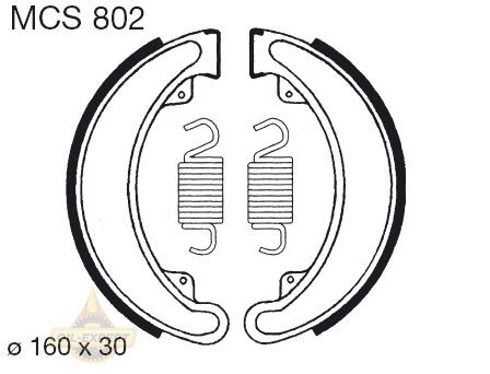 Trw Колодки гальмівні мото TRW MCS802 - Заображення 1