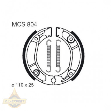 Trw Колодки тормозные мото TRW MCS804 - Картинка 1