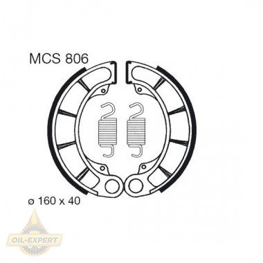 Trw Колодки тормозные мото TRW MCS806 - Картинка 1