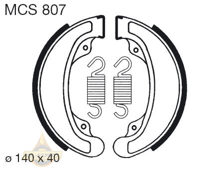 Trw Колодки тормозные мото TRW MCS807 - Картинка 1