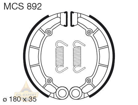 Trw Колодки тормозные мото TRW MCS892 - Картинка 1