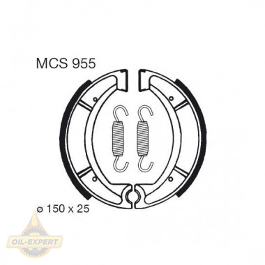 Trw Колодки тормозные мото TRW MCS955 - Картинка 1