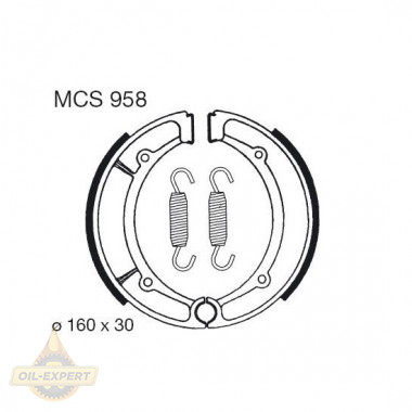 Trw Колодки тормозные мото TRW MCS958 - Картинка 1