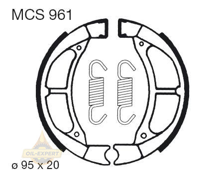 Trw Колодки тормозные мото TRW MCS961 - Картинка 1
