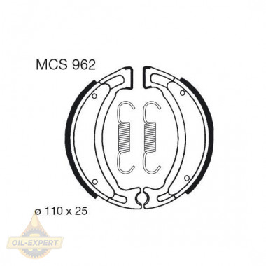 Trw Колодки тормозные мото TRW MCS962 - Картинка 1