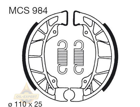 Trw Колодки тормозные мото TRW MCS984 - Картинка 1