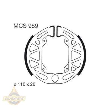 Trw Колодки тормозные мото TRW MCS989 - Картинка 1