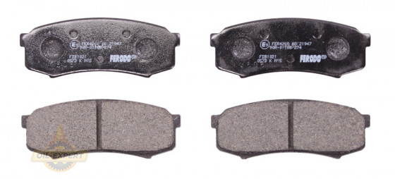 Ferodo Колодки тормозные дисковые FERODO FDB1021 - Картинка 1