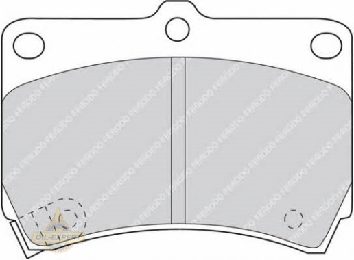 Ferodo Колодки тормозные дисковые FERODO FDB715 - Картинка 1
