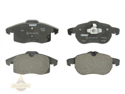 Ferodo Колодки тормозные дисковые FERODO FDB1520 - Картинка 1