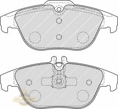 Ferodo Колодки тормозные дисковые FERODO FDB1980 - Картинка 1