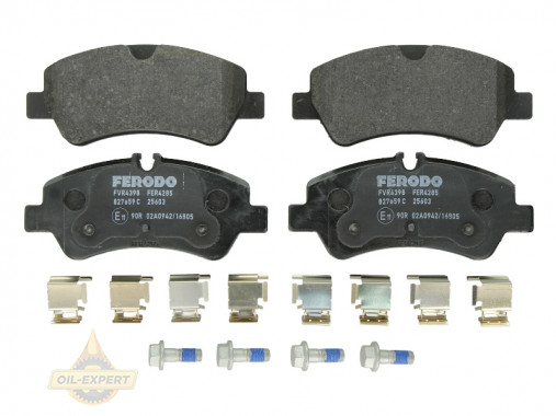 Ferodo Колодки тормозные дисковые FERODO FVR4398 - Картинка 1