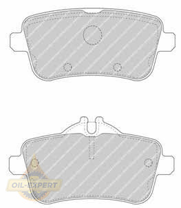 Ferodo Колодки гальмівні дискові FERODO FDB4169 - Заображення 1