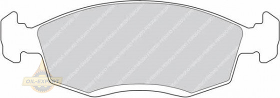 Ferodo Колодки гальмівні дискові FERODO FDB579 - Заображення 1