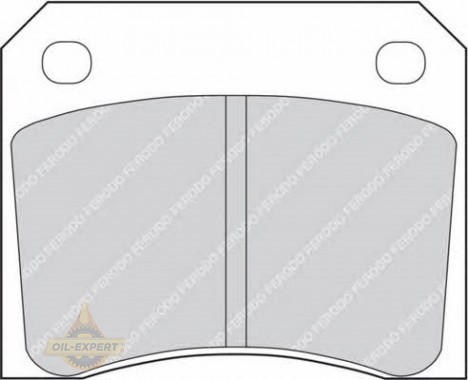 Ferodo Колодки тормозные дисковые FERODO FDB815 - Картинка 1
