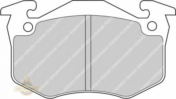 Ferodo Колодки тормозные дисковые FERODO FDB881 - Картинка 1