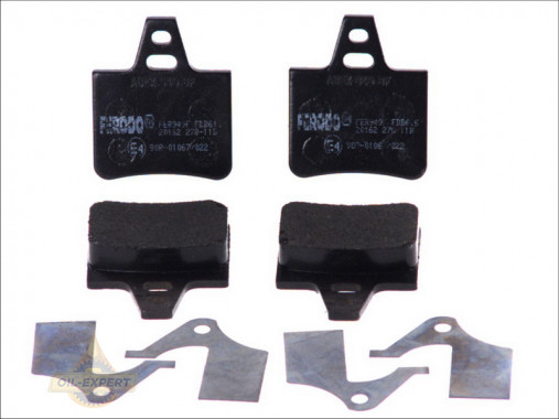 Ferodo Колодки тормозные дисковые FERODO FDB615 - Картинка 1