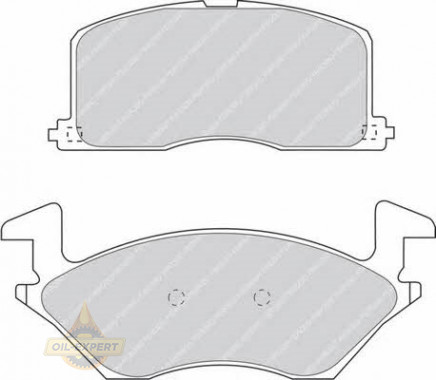 Ferodo Колодки тормозные дисковые FERODO FDB943 - Картинка 1